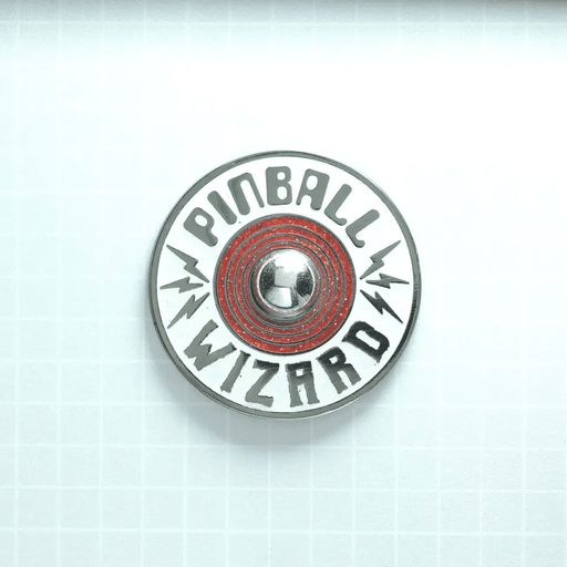 Pinball Wizard Glitter enamel Pin