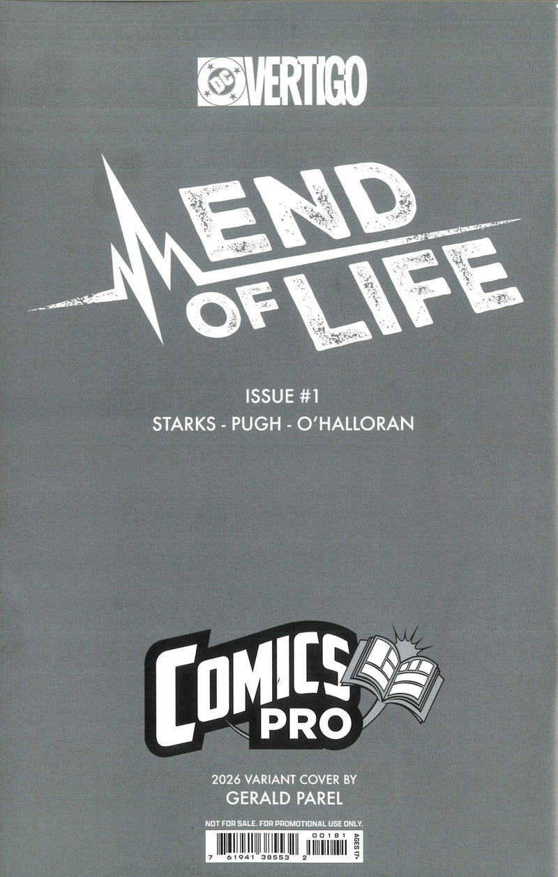 End Of Life #1 ComicsPro Variant Cover by Gerald Parel DC Comics