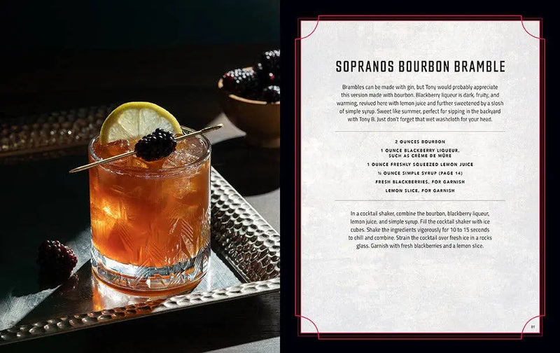 The Sopranos: The Official Cocktail Book Insight Editions - #1 Pop Culture Publisher