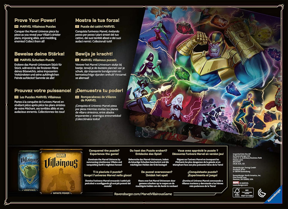 Marvel Villainous: Thanos Puzzle 1000p