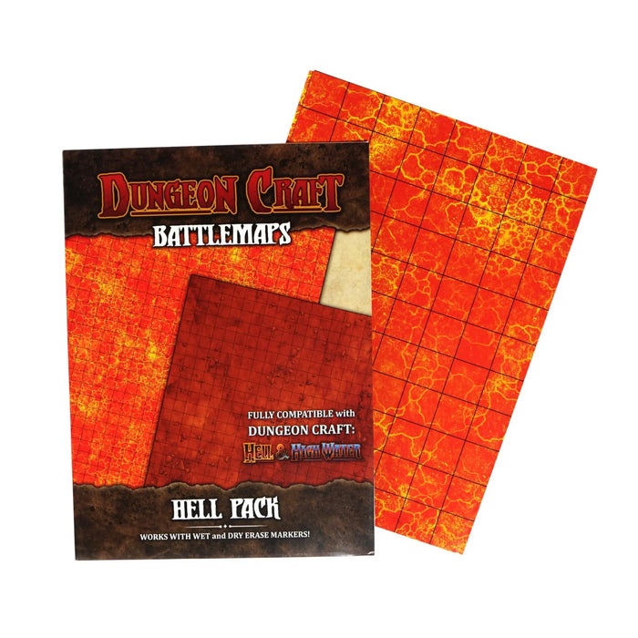 BattleMap: Hell RPG battle map for DnD 1985 Games