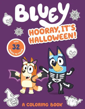 Bluey: Hooray, It's Halloween!: A Coloring Book Penguin Publishing Group