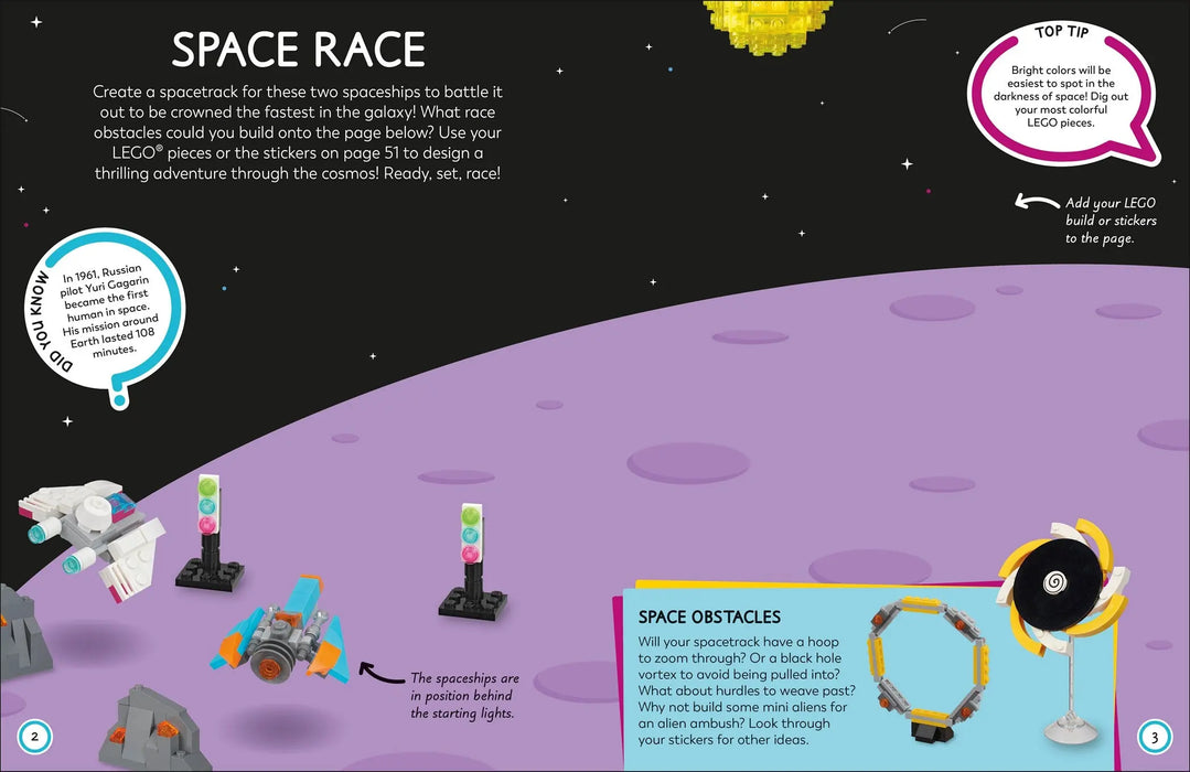 LEGO Ideas Activity Book Space:  Packed with LEGO Building and Sticker Activities and Fun Facts. With 500+ Stickers!