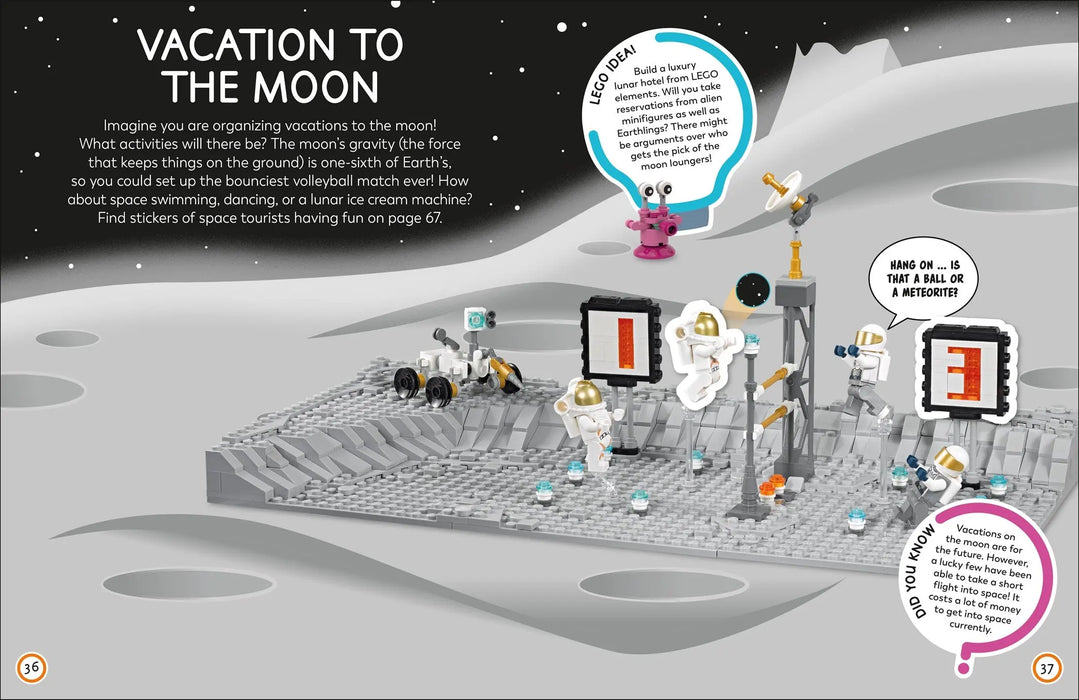 LEGO Ideas Activity Book Space:  Packed with LEGO Building and Sticker Activities and Fun Facts. With 500+ Stickers!