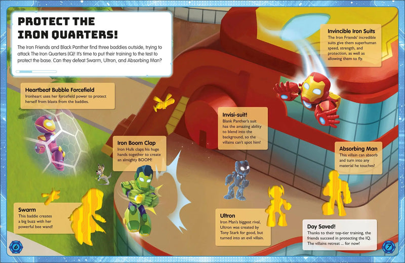 Marvel Iron Man And His Awesome Friends Ultimate Sticker Book DK Publishing