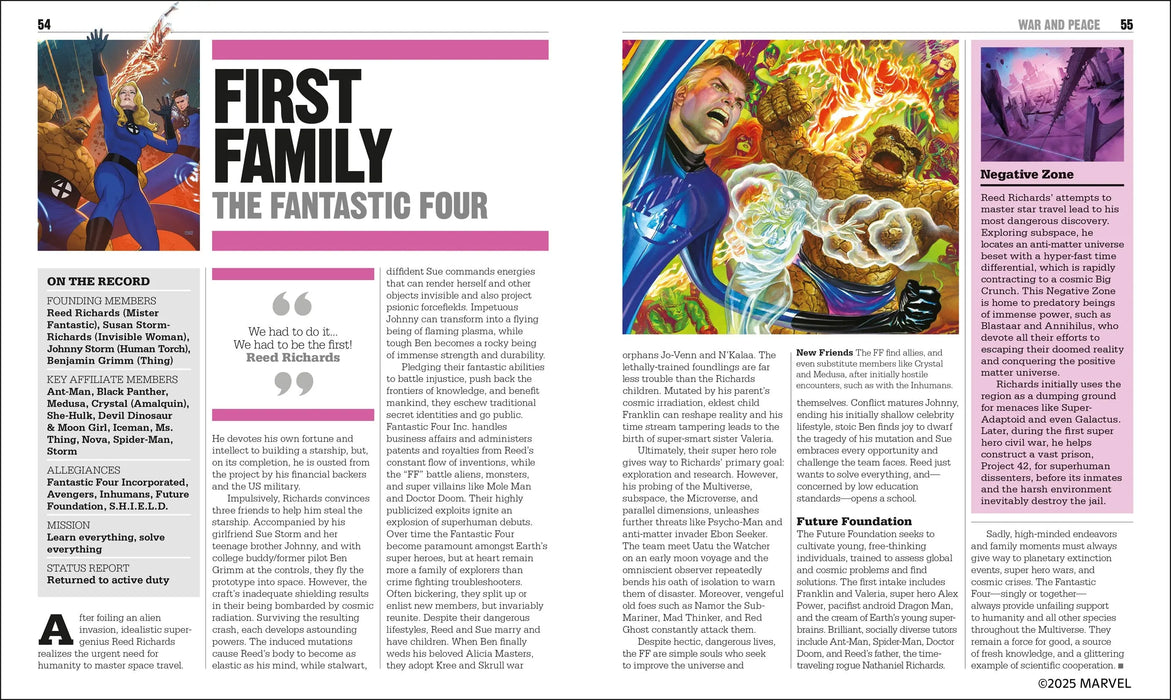 The Marvel Book New Edition:  Expand Your Knowledge of the a Vast Comics Universe