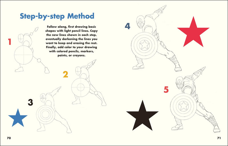 Marvel How To Draw Awesome Characters DK Publishing