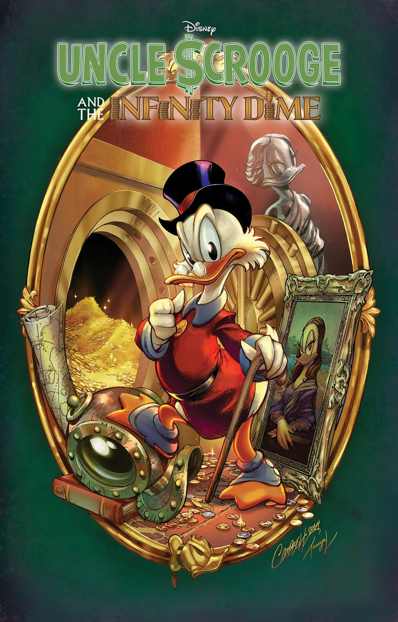 Uncle Scrooge And The Infinity Dime Gallery Edition J. Scott Campbell Cover [Direct Market Only] Marvel Comics