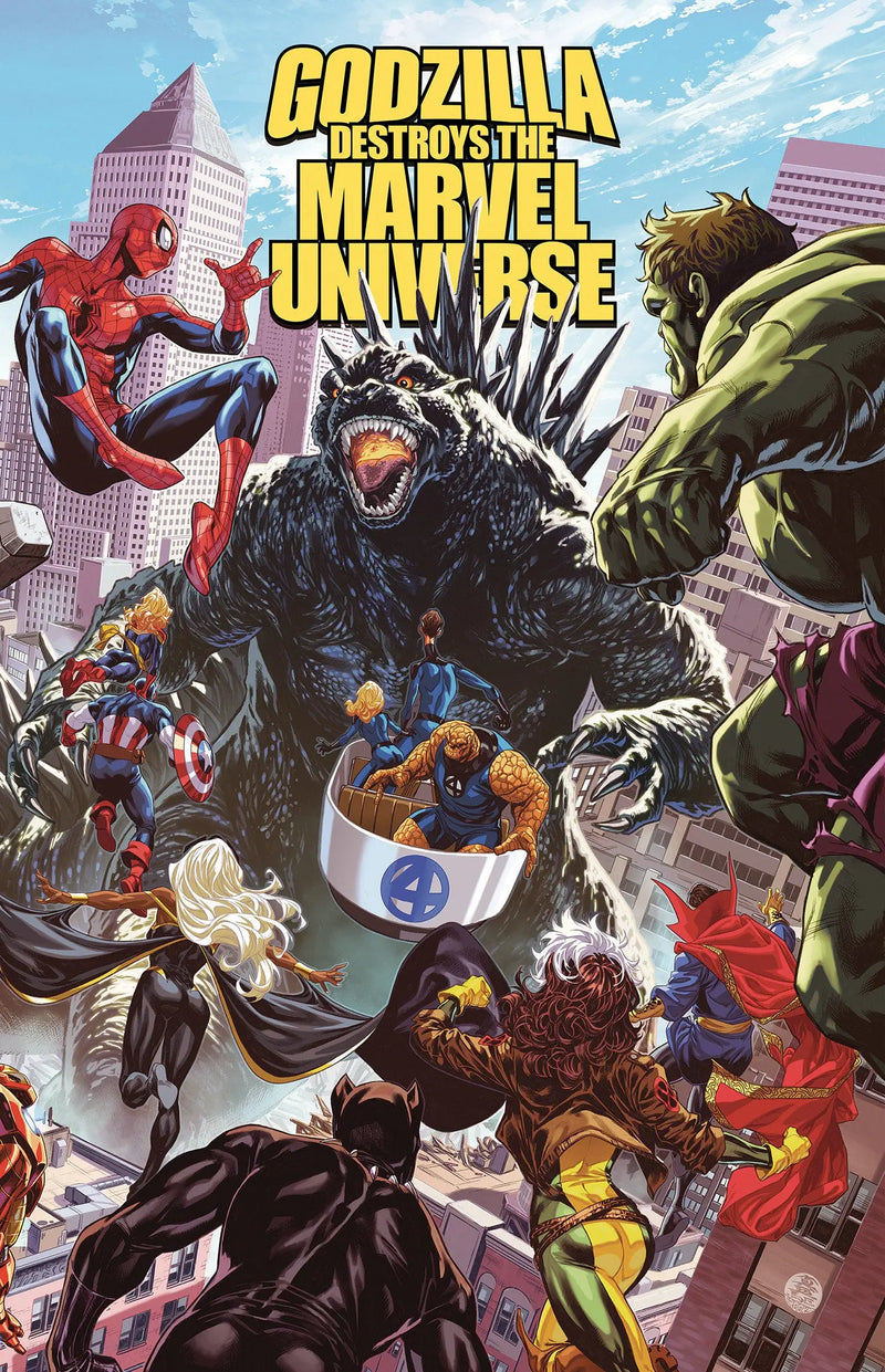 Godzilla Destroys The Marvel Universe Marvel Comics