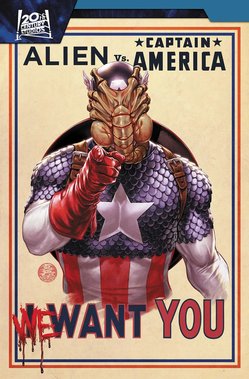 Alien vs. Captain America Marvel Comics