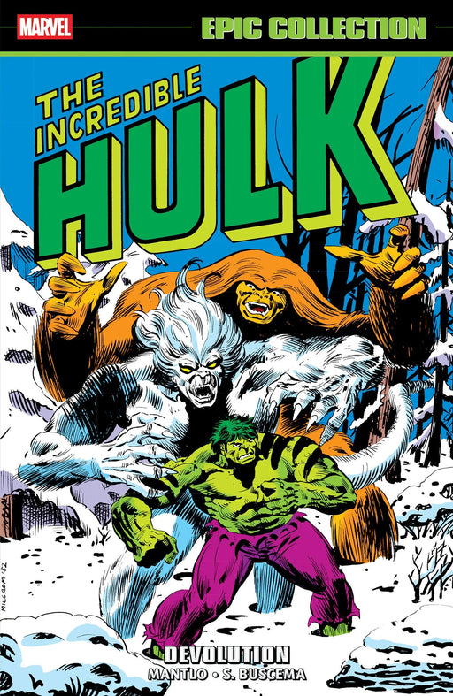 Incredible Hulk Epic Collection: Devolution Marvel Comics