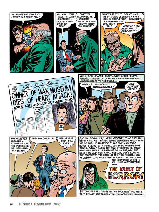 EC Archives Vault Of Horror TPB Dark Horse