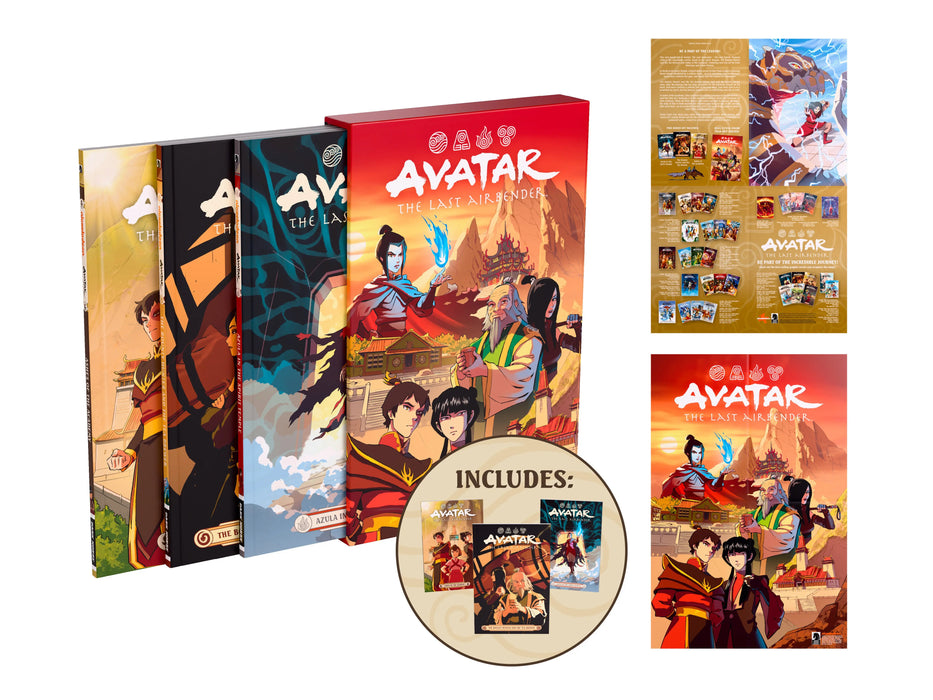 Avatar: The Last Airbender  Fire And Family Treasury Boxed Set Dark Horse