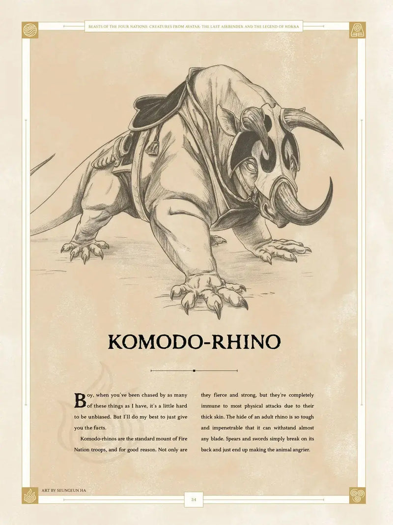 Beasts Of The Four Nations: Creatures From Avatar: The Last Airbender And The Legend Of Korra Dark Horse