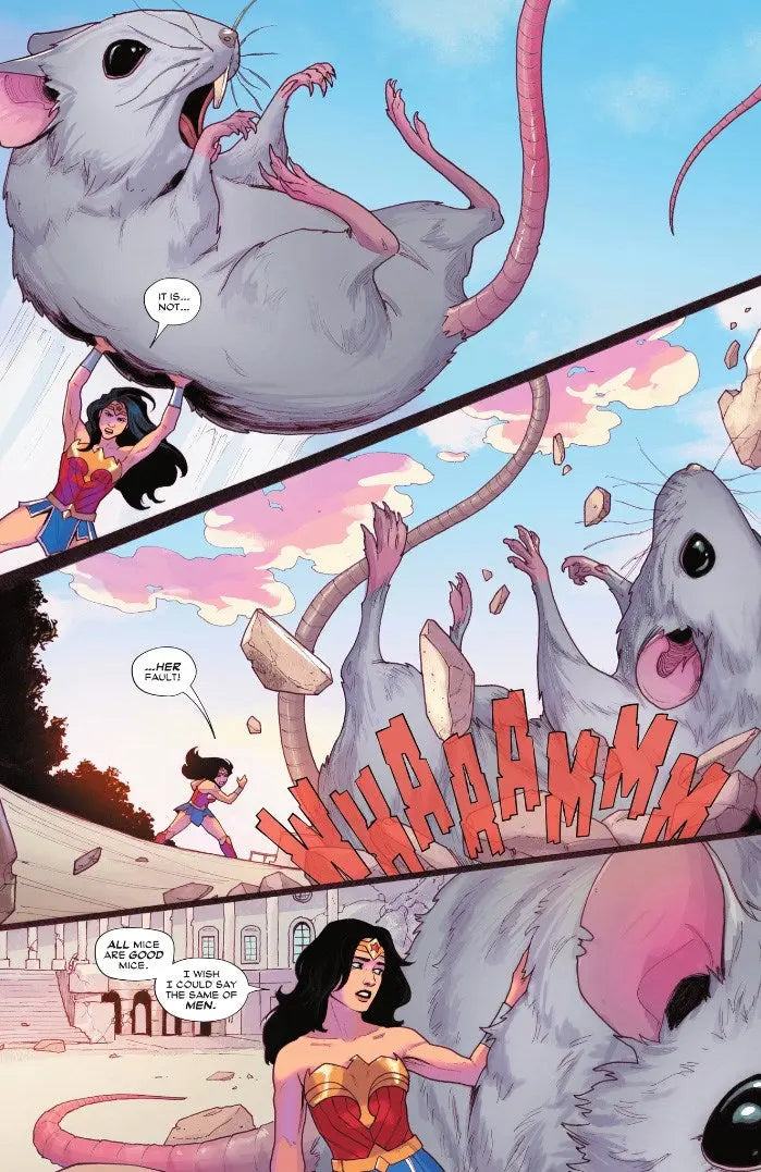 Wonder Woman Volume. 4: The Island Of Mice And Men by Tom King and Daniel Sampere DC Comics