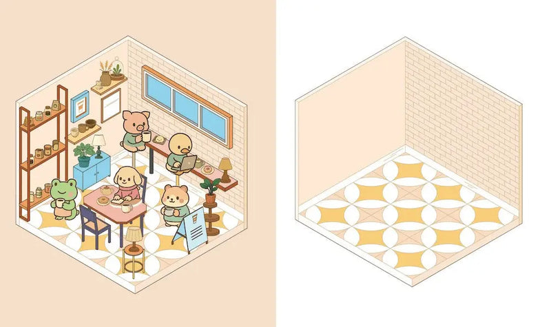 Cute N Cozy Sticker Therapy TPB Coffee Shops Abrams