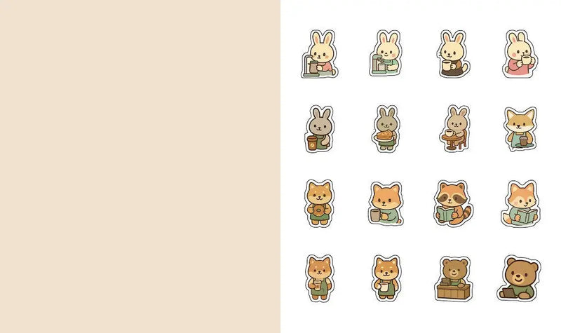 Cute N Cozy Sticker Therapy TPB Coffee Shops Abrams