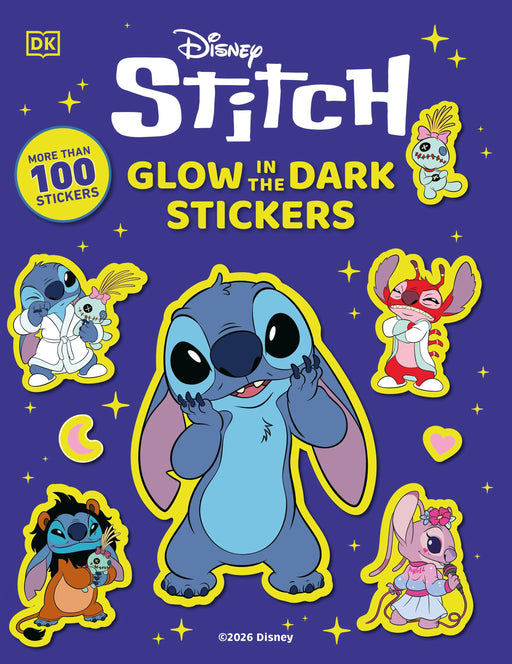 Disney Stitch Glow In The Dark Ultimate Sticker Book DK Publishing