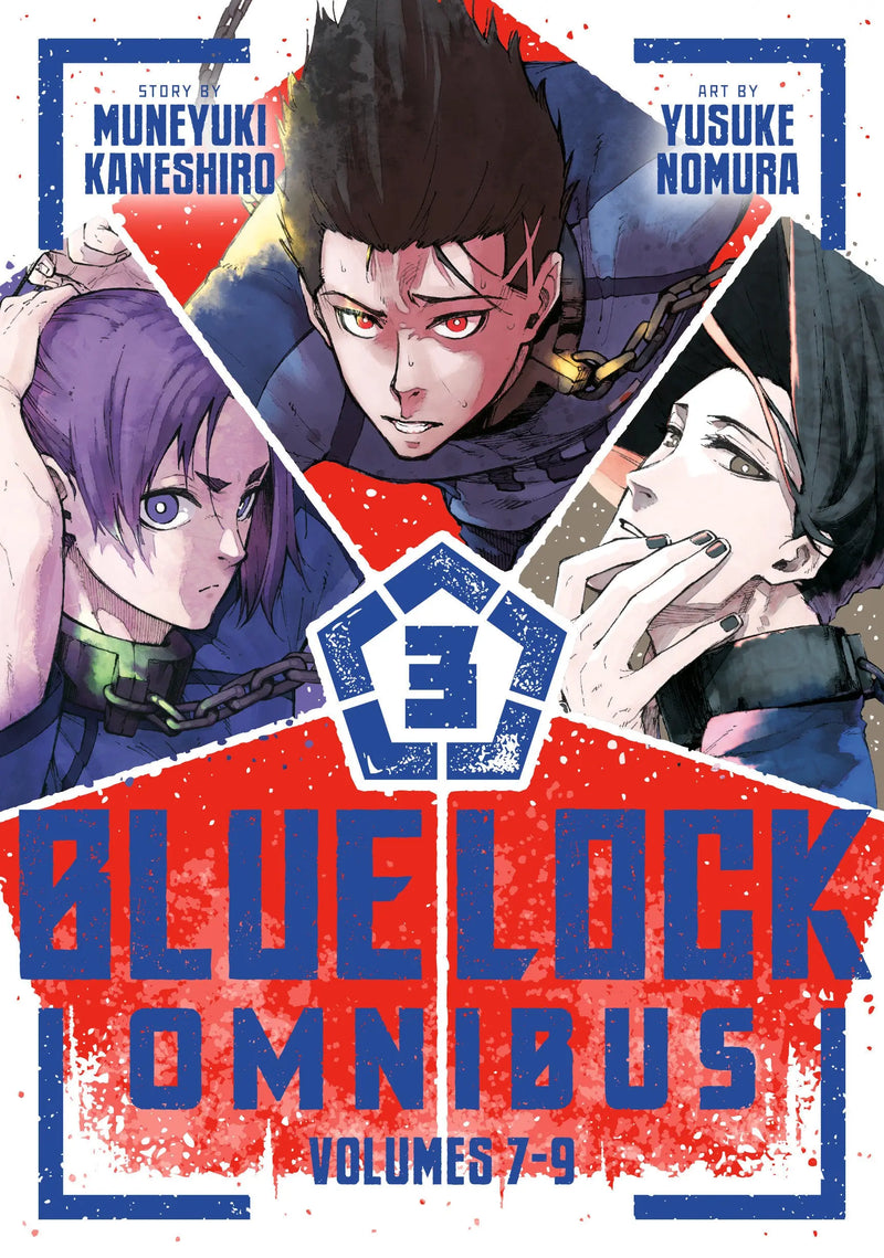 Blue Lock Omnibus 3 (Volume. 7 9) Kodansha Comics
