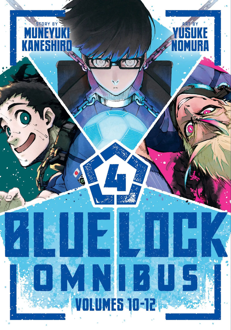 Blue Lock Omnibus 4 (Volume. 10 12) Kodansha Comics