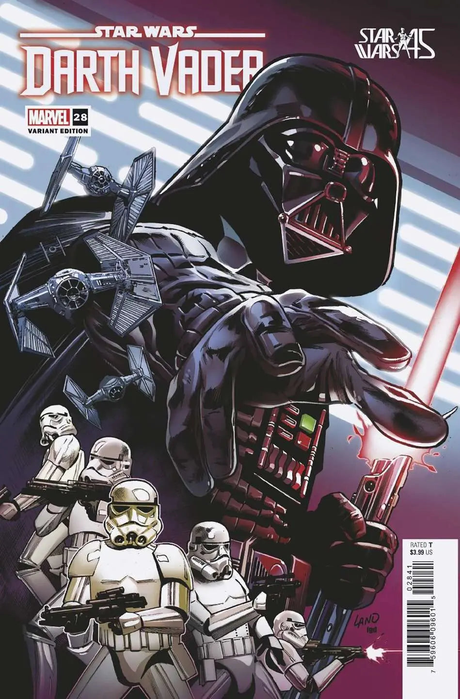 Star Wars Darth Vader #28 Land New Hope 45th Anniversary | Revenge Of