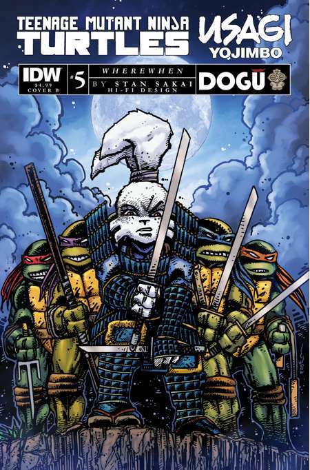 Teenage Mutant Ninja Turtles/Usagi Yojimbo: Wherewhen #5 Variant B Eastman