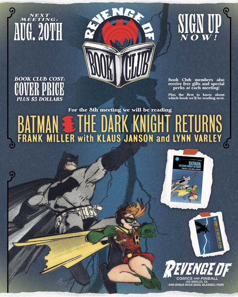 Revenge Of Book Club August 20, 2026 - Batman: The Dark Knight Returns
