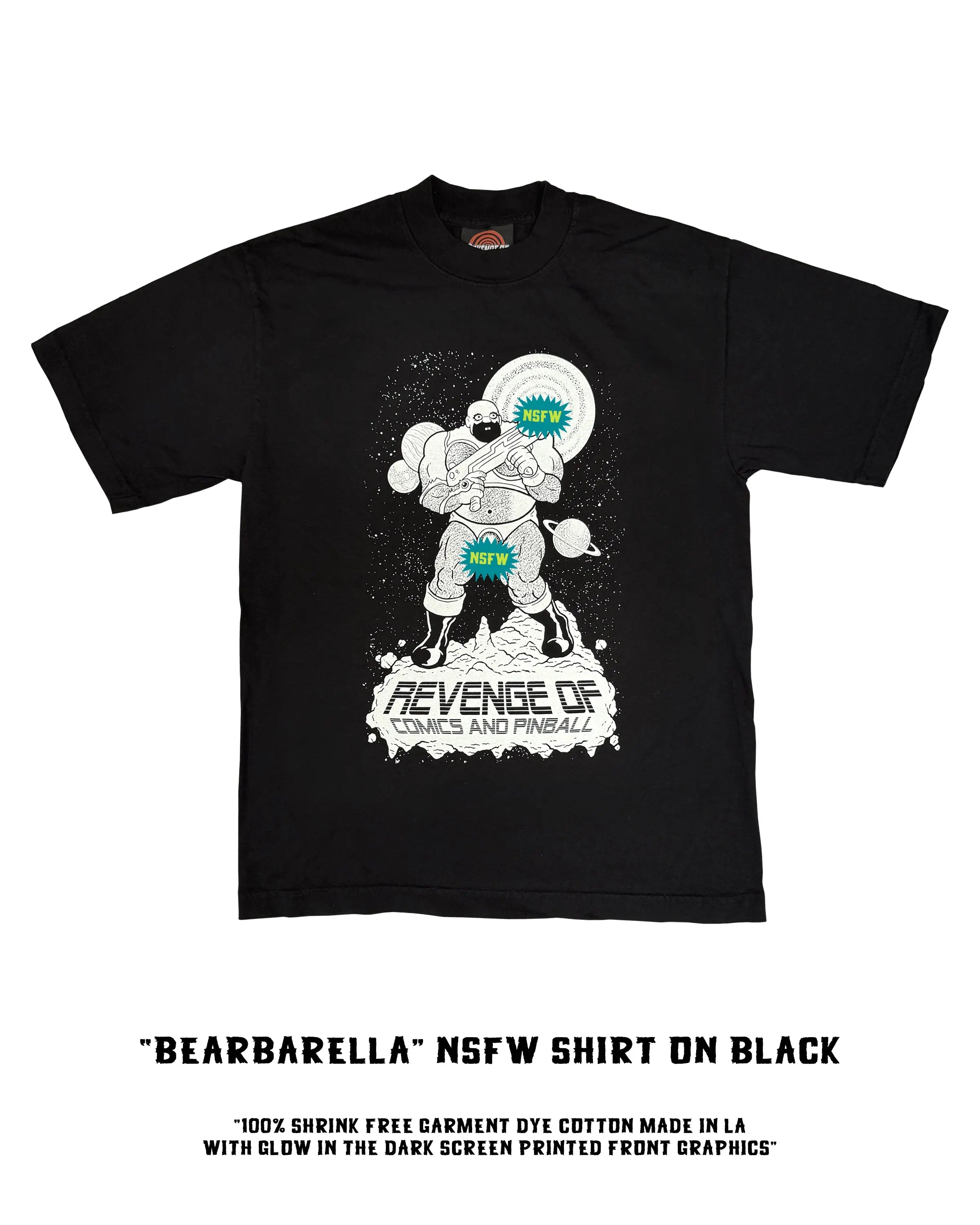 Bearbarella Tee by Ed Luce — Wuvable Oaf Mashup (Glow) | Revenge Of