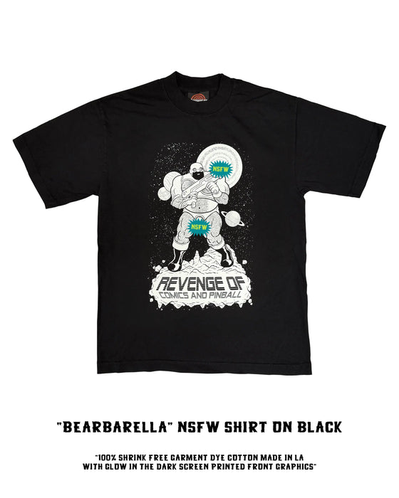 Revenge Of x Wuvable Oaf: Bearbarella Tee (SFW + NSFW Glow Variant)