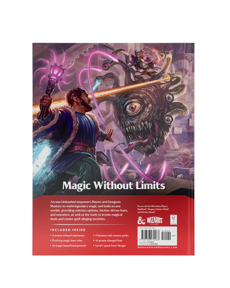 D&D 5E - Arcana Unleashed (Hardcover) WIZARDS OF THE COAST, INC
