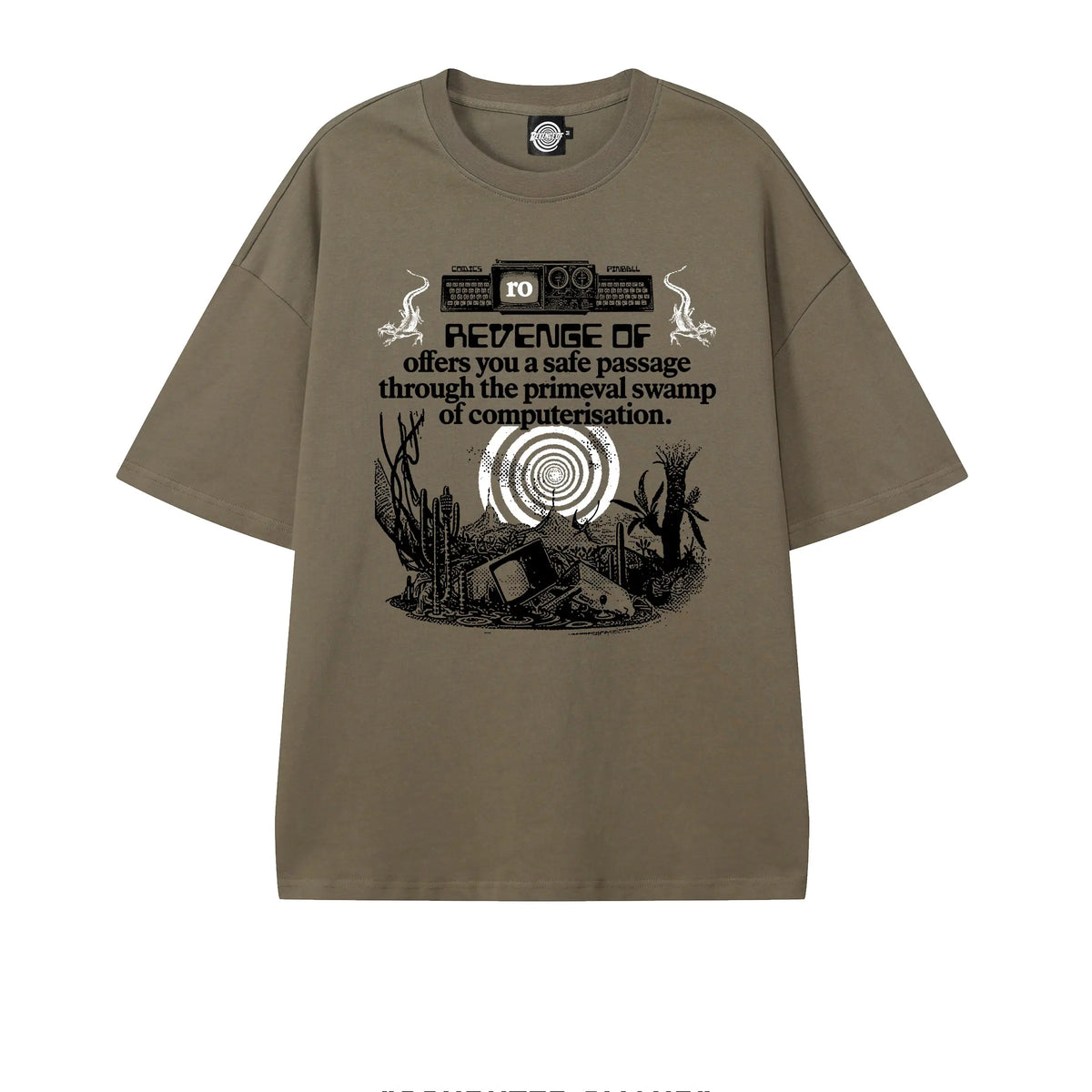 Computer Swamp - Essential Heavyweight Cotton T-Shirt - Revenge Of