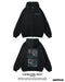 Connective Fruit [Black / Navy Blue] - Essential Fleece Zip-Through Hoodie Revenge Of