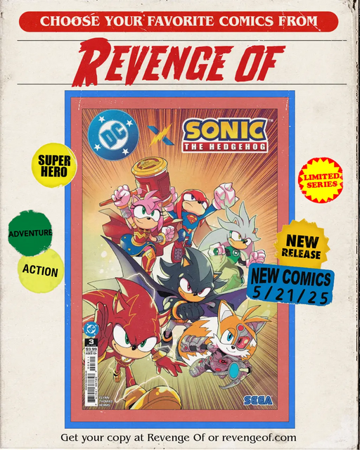 DC X Sonic The Hedgehog #3 (Of 5) Cover A Pablo M Collar DC Comics