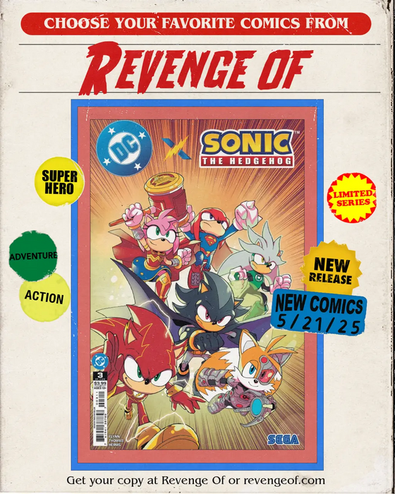 DC X Sonic The Hedgehog #3 (Of 5) Cover A Pablo M Collar DC Comics