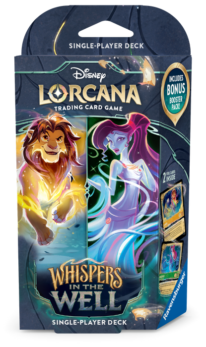 Disney Lorcana TCG: Whispers in the Well - Starter Deck (Amber/Emerald)