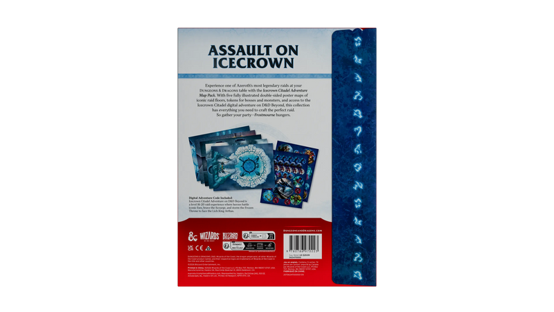 D&D 5E - World of Warcraft® – Icecrown Citadel Adventure Map Pack WIZARDS OF THE COAST, INC