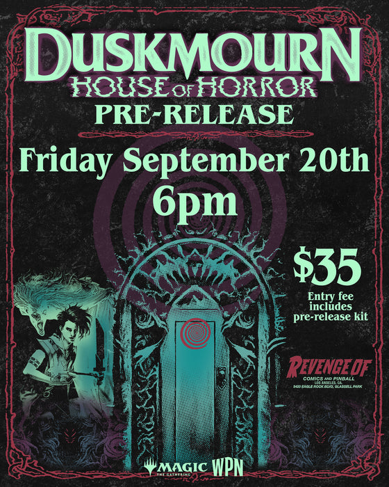 Duskmourn Pre-Release Event Ticket Revenge Of