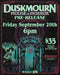 Duskmourn Pre-Release Event Ticket Revenge Of