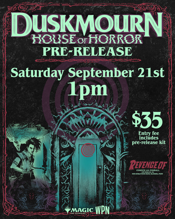 Duskmourn Pre-Release Event Ticket Revenge Of