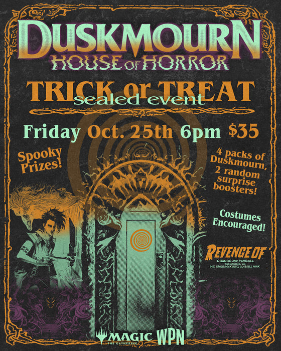 Duskmourn Trick-or-Treat Sealed Event Ticket Revenge Of