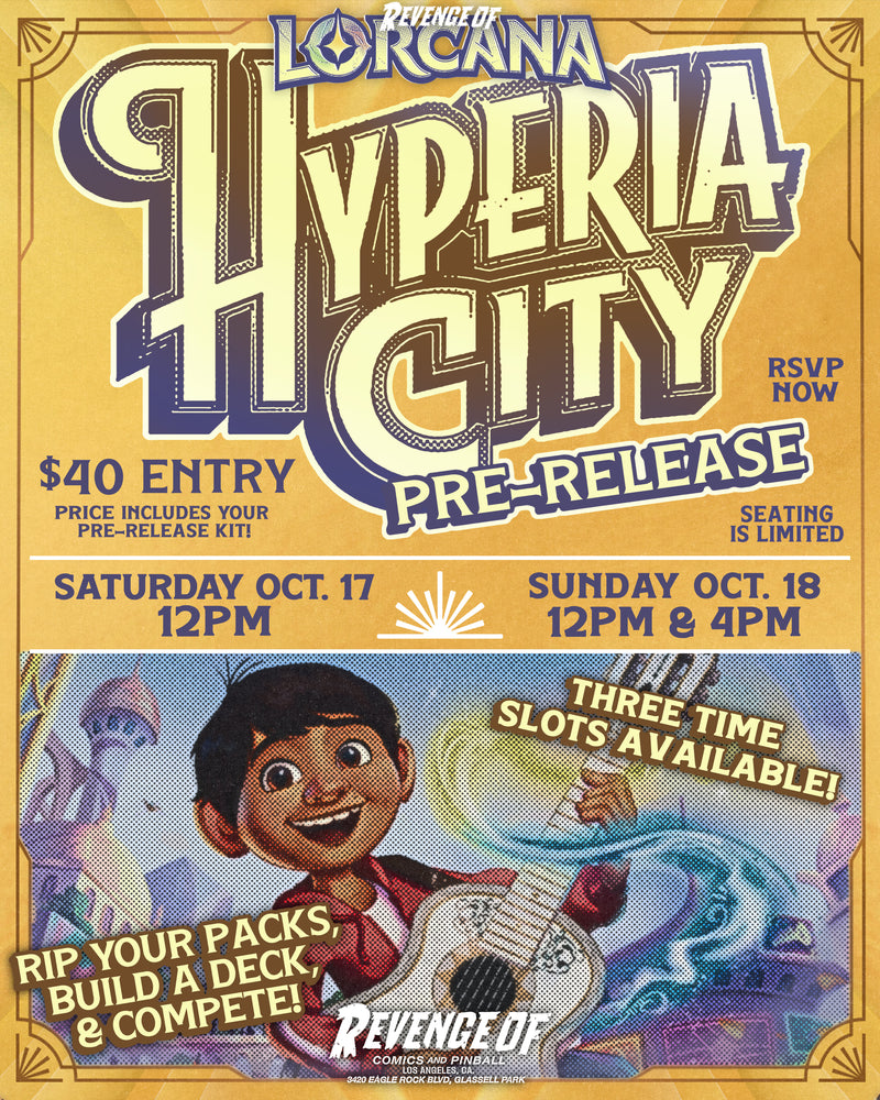 Disney Lorcana - Hyperia City Pre-Release!
