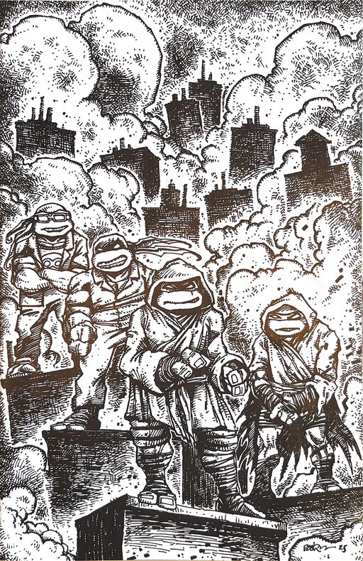 Teenage Mutant Ninja Turtles #10 Variant Ri (10) (Eastman Full Art Black and White) IDW Publishing