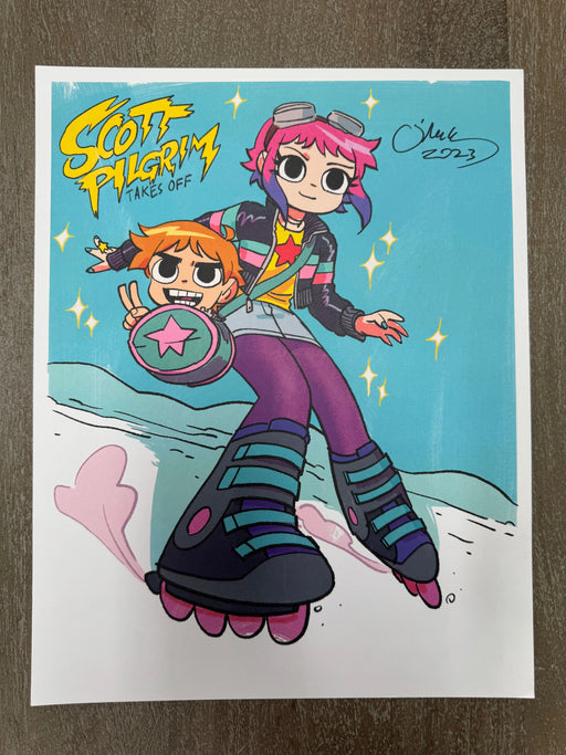 Scott Pilgrim Limited Edition Print Signed by Bryan Lee O'Malley Revenge Of