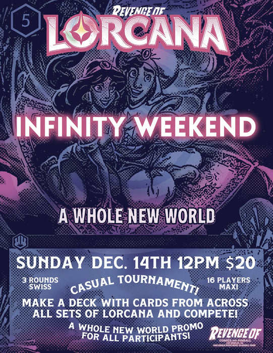 Disney Lorcana Infinity Weekend Tournament Dec 14th