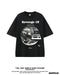 The Last World Wide Access [Black/White] - Essential Heavyweight Cotton T-Shirt Revenge Of