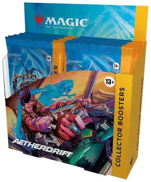 PRE-ORDER | Magic: The Gathering Aetherdrift Collector Booster Box (12 Packs + 2-card Box Topper) Wizards of the Coast