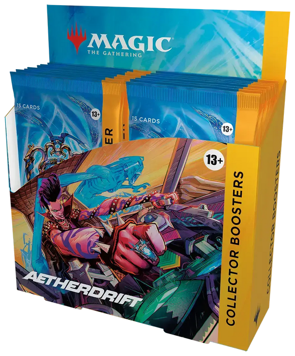 PRE-ORDER | Magic: The Gathering Aetherdrift Collector Booster Box (12 Packs + 2-card Box Topper) Wizards of the Coast