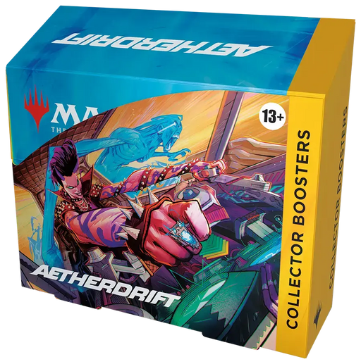 PRE-ORDER | Magic: The Gathering Aetherdrift Collector Booster Box (12 Packs + 2-card Box Topper) Wizards of the Coast