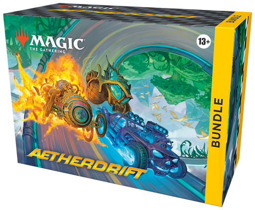 PRE-ORDER | Magic: The Gathering Aetherdrift Bundle (9 Play Boosters, 40 Lands, 1 Alt-Art Card + Exclusive Accessories) Wizards of the Coast