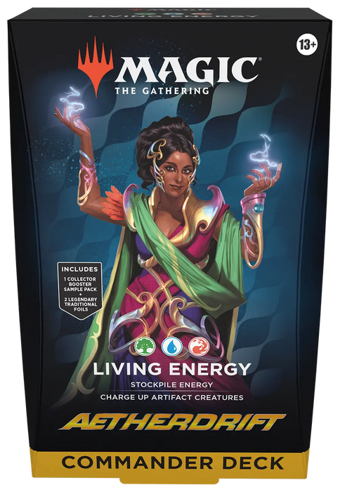 PRE-ORDER | Magic: The Gathering Aetherdrift Commander Deck - Living Energy Wizards of the Coast